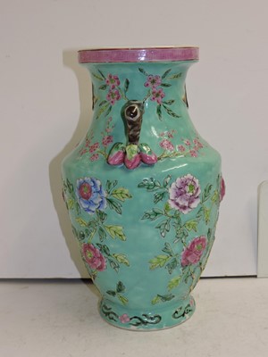 Lot 170 - A Chinese famille rose vase
