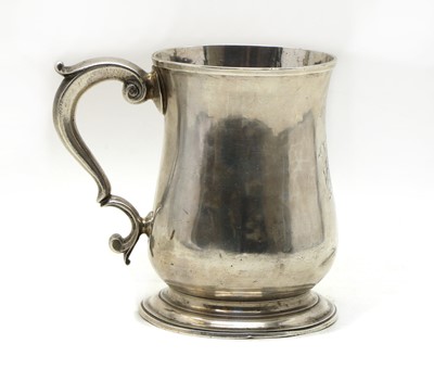 Lot 5A - A George II silver mug