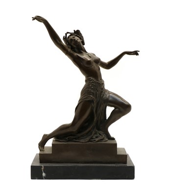 Lot 144 - Art Deco-style bronze figure of a dancer