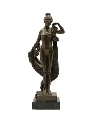 Lot 135 - Art deco-style bronze figure of a classical maiden