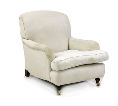 Lot 479 - A Howard style armchair