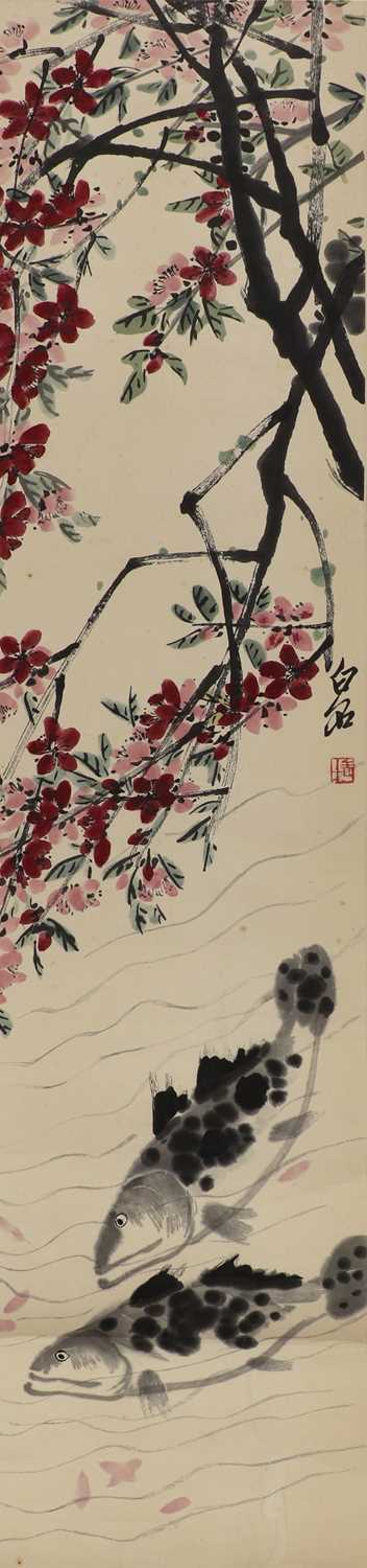 Lot 140 - A Chinese gouache painting