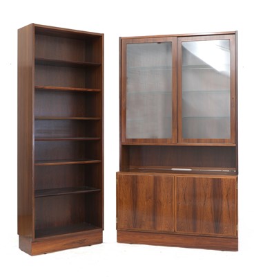 Lot 552 - A Danish rosewood bookcase