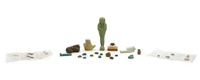 Lot 179 - A collection of Egyptian and Grand Tour style items