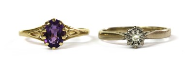 Lot 377 - Two gold rings