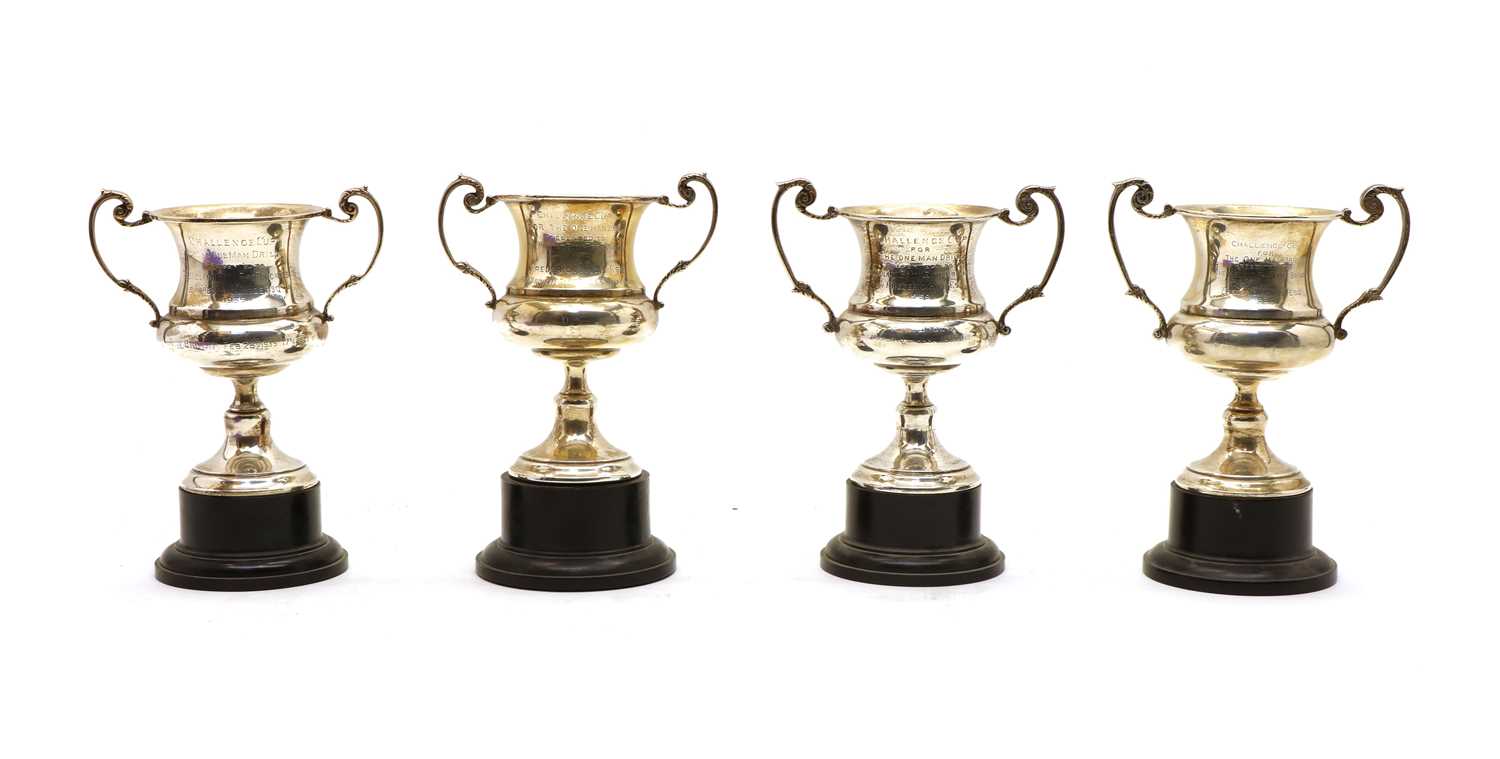 Lot 20 - A group of four silver trophies