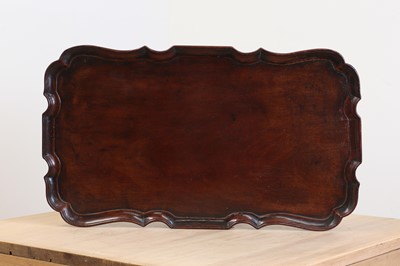 Lot 450 - A George III mahogany tray