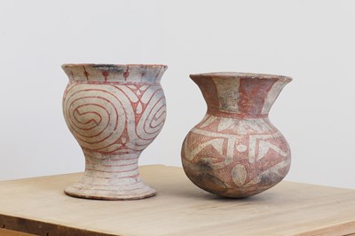 Lot 199 - Seven large archaic-style pottery vessels