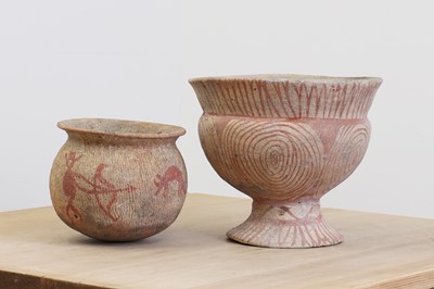 Lot 199 - Seven large archaic-style pottery vessels