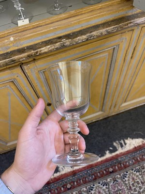 Lot 577 - An extensive part-suite of 'Provence' pattern glasses by Baccarat