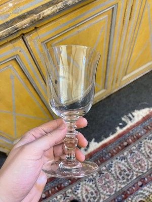 Lot 577 - An extensive part-suite of 'Provence' pattern glasses by Baccarat