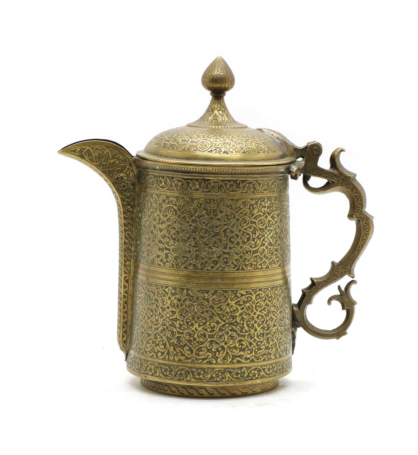 Lot 242 - A Persian coffee pot