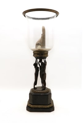 Lot 115 - A Besselink and Jones Neoclassical style hurricane lamp