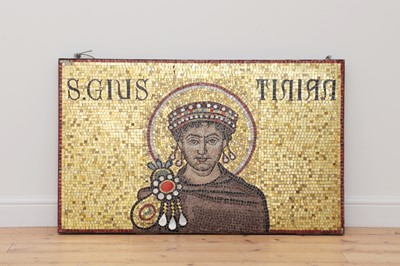 Lot 192 - A Roman Byzantine-style mosaic panel