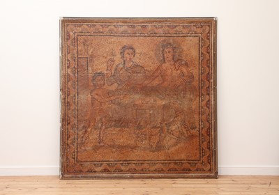 Lot 191 - A Roman-style mosaic panel