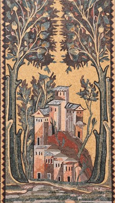 Lot 189 - A Roman-style mosaic panel