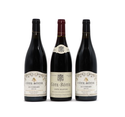 Lot 206 - Cote Rotie, Le Combard, Domaine Gilles Barge, 2014 (2) and one other, (3 in total)