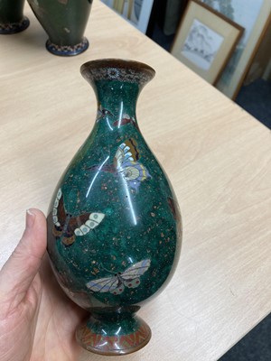 Lot 104 - A collection of Japanese cloisonne