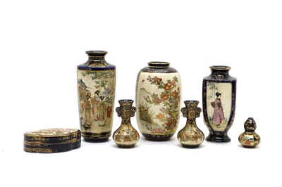 Lot 147 - A collection of Japanese satsuma ware