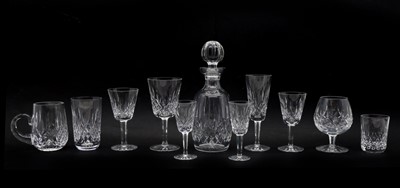 Lot 94 - A Waterford 'Lismore' pattern crystal glass suite