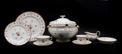 Lot 90 - A Wedgewood 'Bianca' dinner and tea service for twelve settings