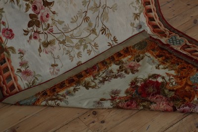 Lot 13 - A pair of Aubusson tapestry portière