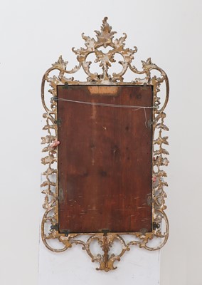 Lot 208 - A George III giltwood wall mirror