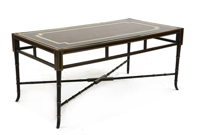 Lot 397 - A black lacquer low table