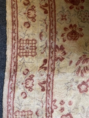 Lot 557 - An unusual Cuenca wool carpet
