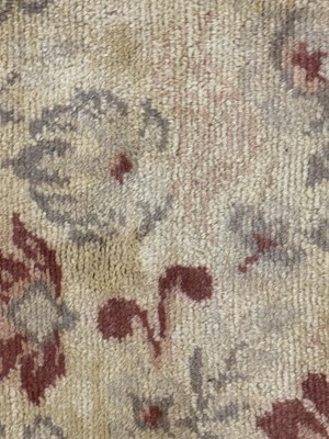 Lot 557 - An unusual Cuenca wool carpet