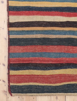 Lot 459 - A Persian tribal kilim rug