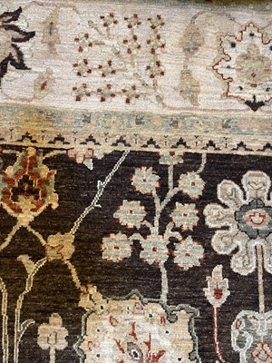 Lot 796 - A wool carpet of Ziegler design