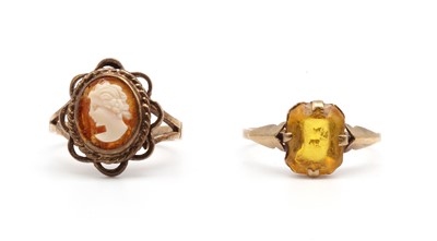 Lot 271 - Two gold rings