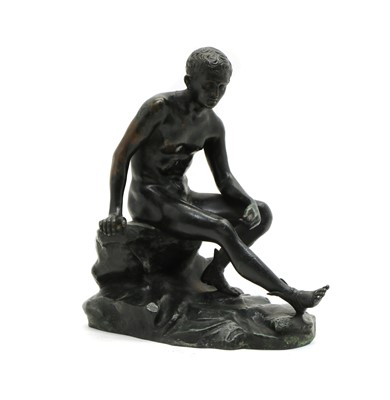 Lot 191 - A Grand Tour style bronze figure of Mercury