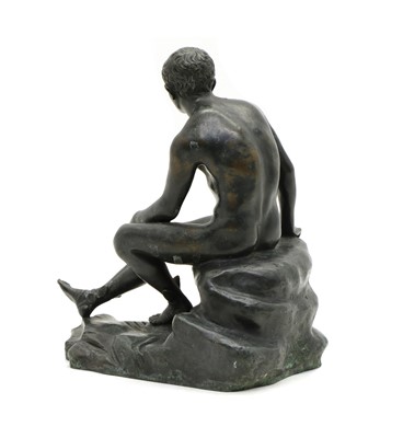 Lot 191 - A Grand Tour style bronze figure of Mercury