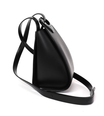 Lot 385 - Louis Vuitton black Epi leather single strap backpack