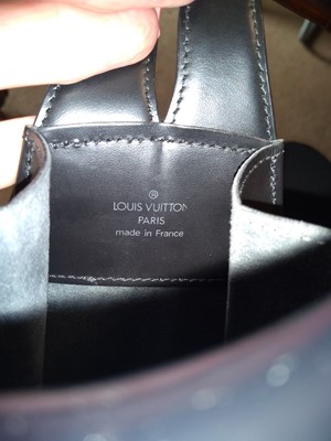 Lot 385 - Louis Vuitton black Epi leather single strap backpack