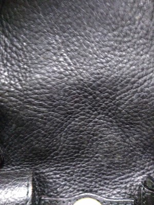 Lot 370 - A Mulberry black leather Roxanne bag