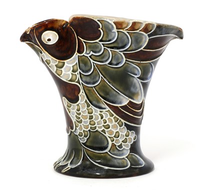 Lot 52 - A Doulton Lambeth stoneware vase