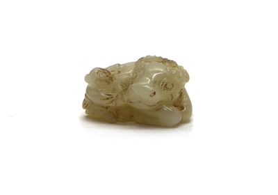 Lot 112 - Two Chinese jade carvings