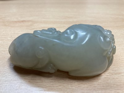 Lot 120 - Two Chinese jade carvings