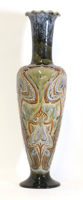 Lot 82 - A large Doulton Lambeth stoneware vase