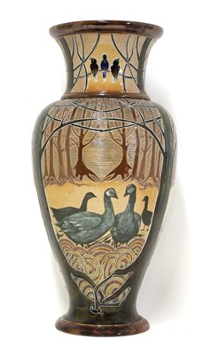 Lot 35 - A Royal Doulton stoneware vase