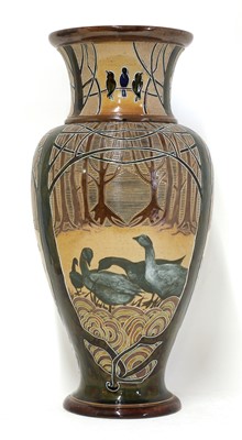 Lot 35 - A Royal Doulton stoneware vase