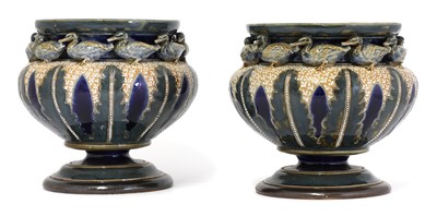 Lot 89 - A pair of Doulton Lambeth stonewares jardinières