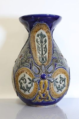 Lot 102 - A massive Doulton Lambeth stoneware vase