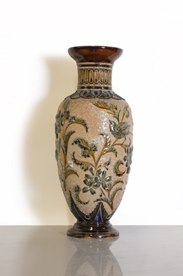 Lot 103 - A Doulton Lambeth stoneware vase