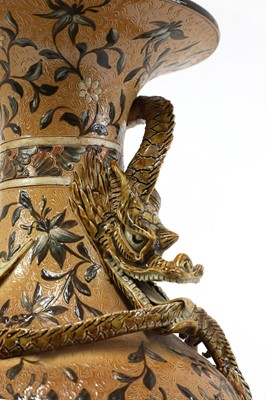 Lot 98 - A Doulton Lambeth stoneware vase