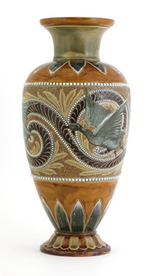 Lot 45 - A Doulton Lambeth stoneware vase