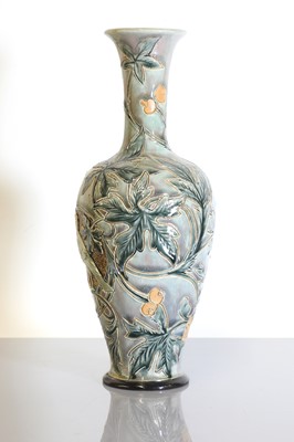 Lot 26 - Three Doulton Lambeth and Royal Doulton stoneware vases
